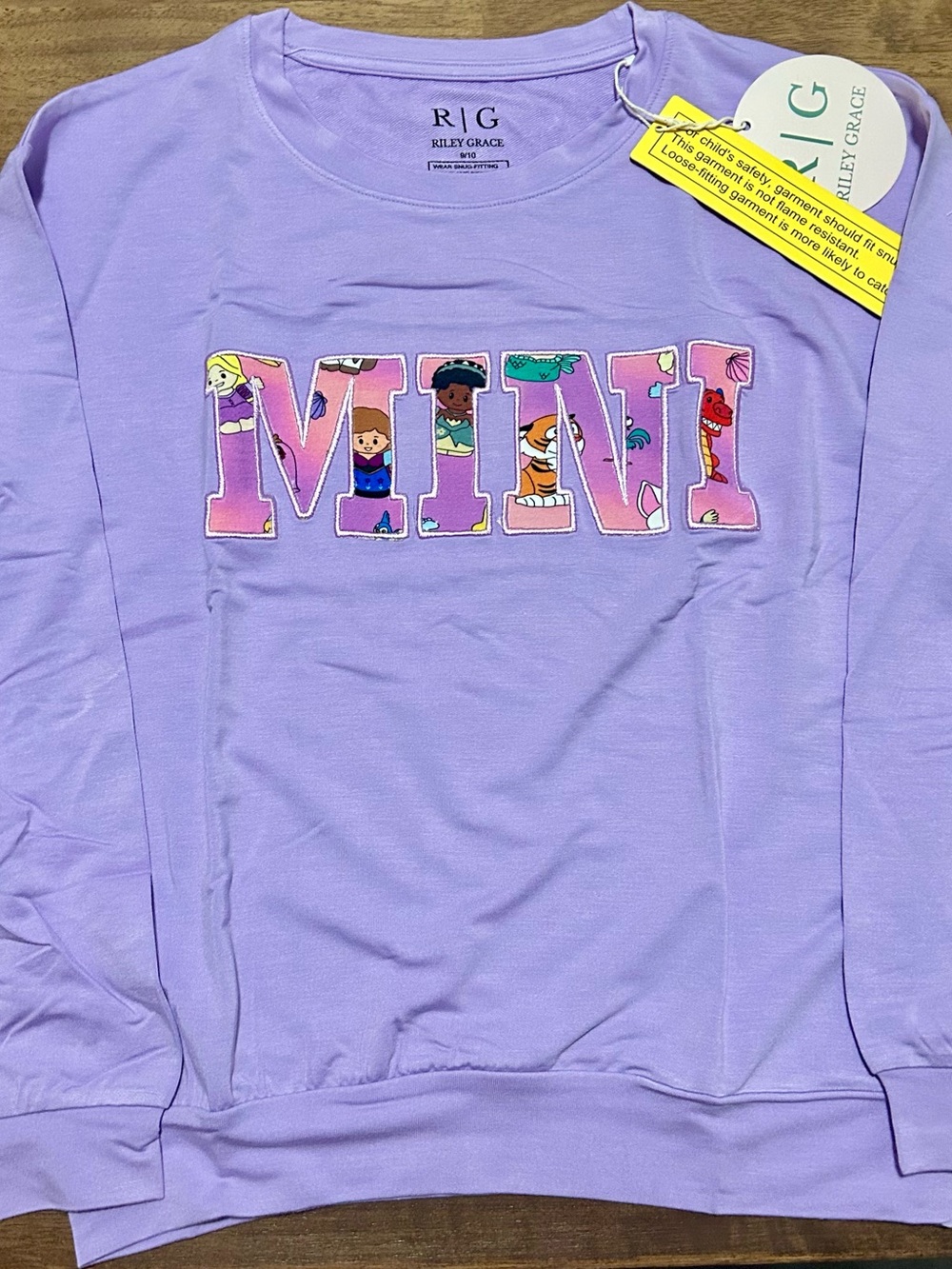 Bamboo French Terry 'MINI' Little People Pullover Crewneck
